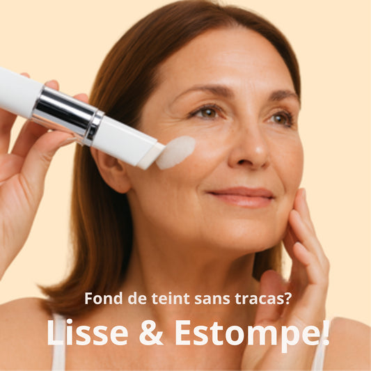 Fond de teint 2-en-1 avec pinceau intégré