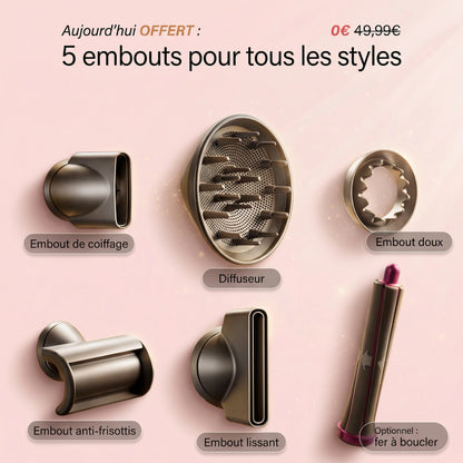 AirStraight™ — Le 2-en-1 qui sèche et lisse en une passe