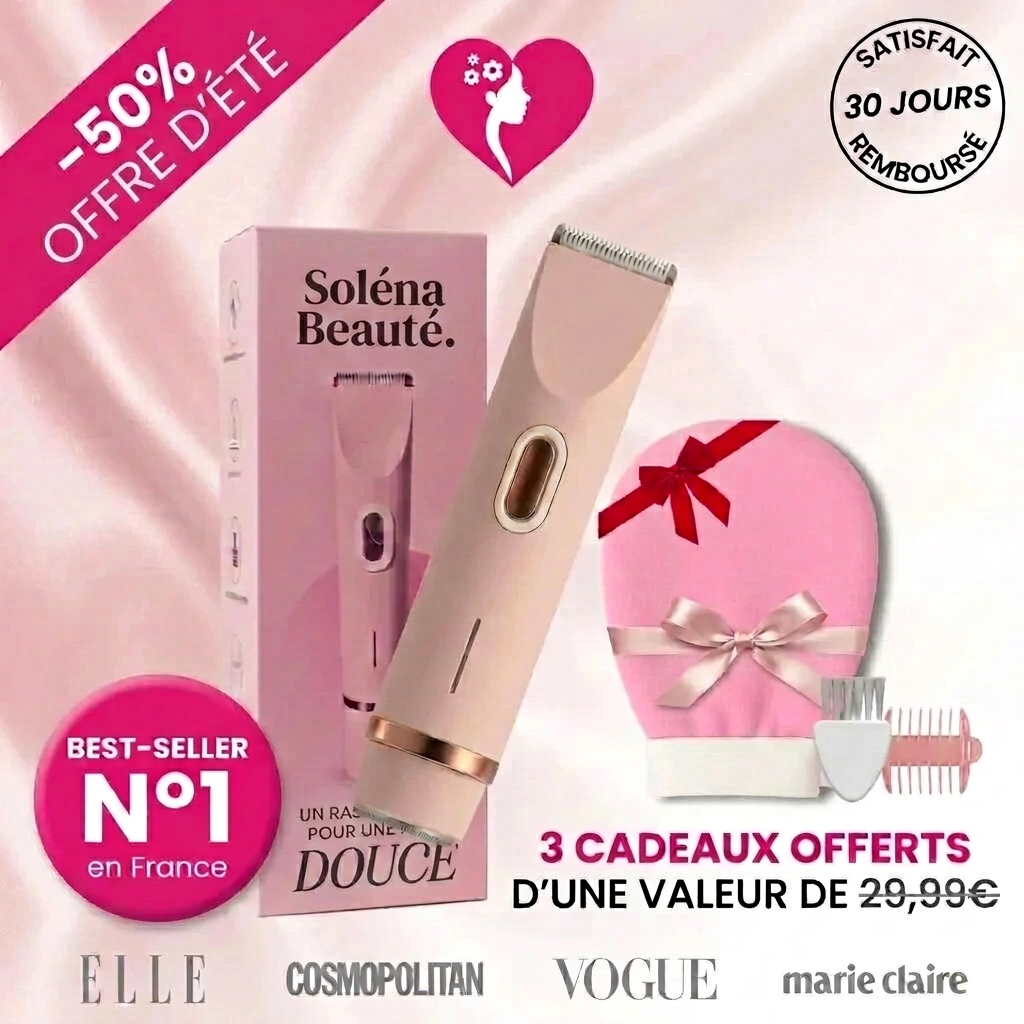 Soléna SoftTrim™ – Le rasoir beauté 2-en-1 pour peaux sensibles